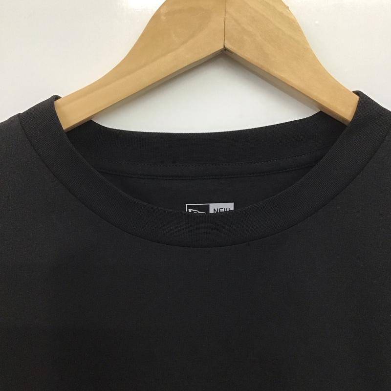 ニューエラ NEW ERA Tシャツ 半袖 半袖カットソー プリントTシャツ クルーネックカットソー XL ロゴ、文字 黒 / ブラック /  メンズ USED 古着 中古 10146764