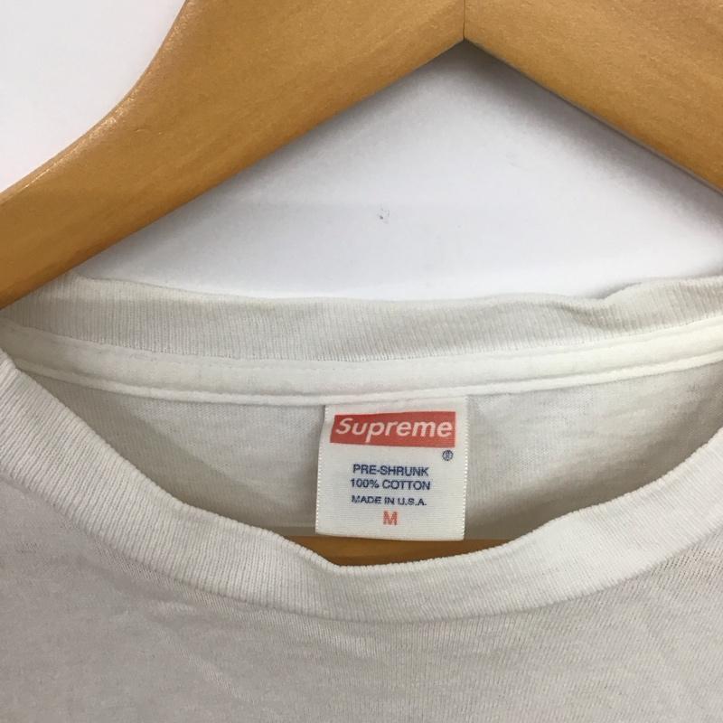 シュプリーム Supreme Tシャツ 半袖 半袖カットソー プリントTシャツ クルーネックカットソー バドワイザー M プリント 白 / ホワイト /  メンズ USED 古着 中古 10146190