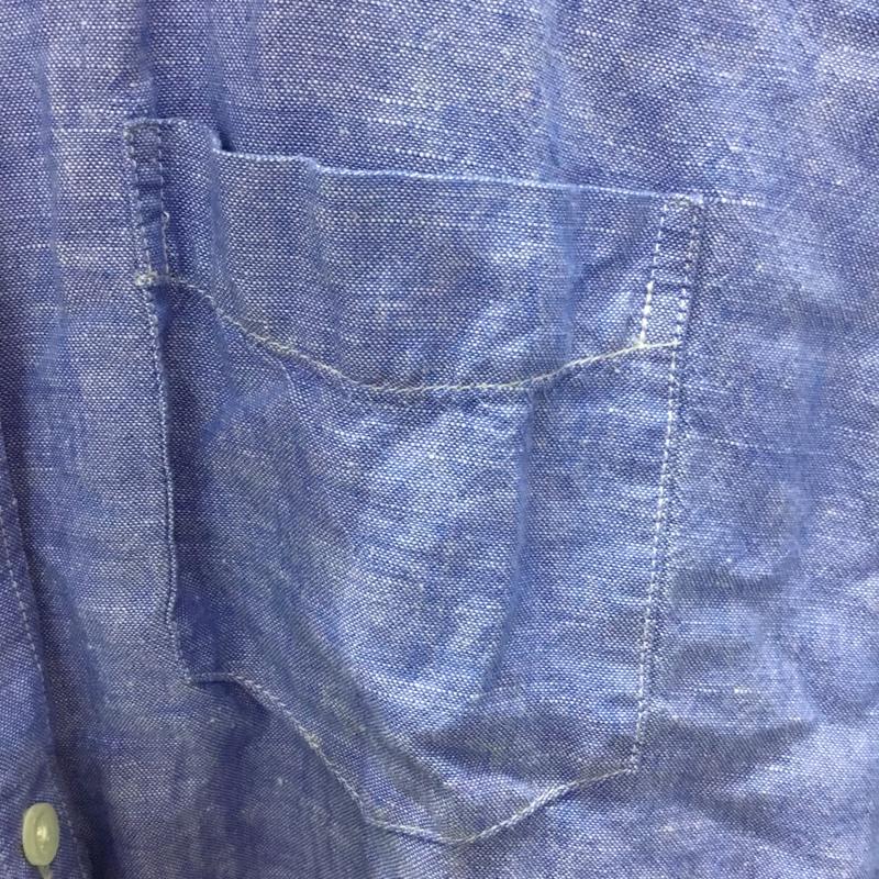 ギャップ GAP シャツ、ブラウス 半袖 XL 無地 青 / ブルー /  メンズ USED 古着 中古 10119304