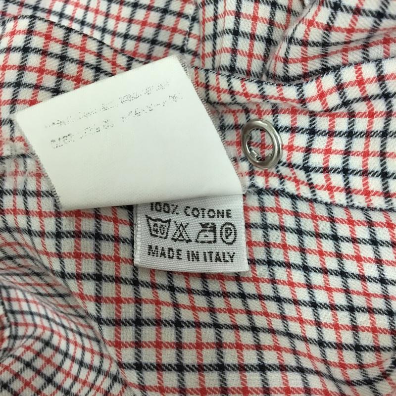 メゾンキツネ MAISON KITSUNE シャツ、ブラウス 長袖 長袖シャツ カラーシャツ ポケットシャツ 長袖カットソー チェックシャツ S チェック マルチカラー / マルチカラー /  メンズ USED 古着 中古 10117577