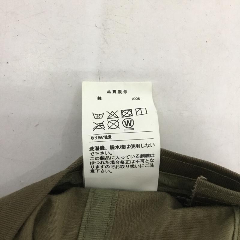 ディセンダント DESCENDANT 帽子 キャップ コットン LL ロゴ、文字 カーキ / カーキ /  メンズ USED 古着 中古 10144297