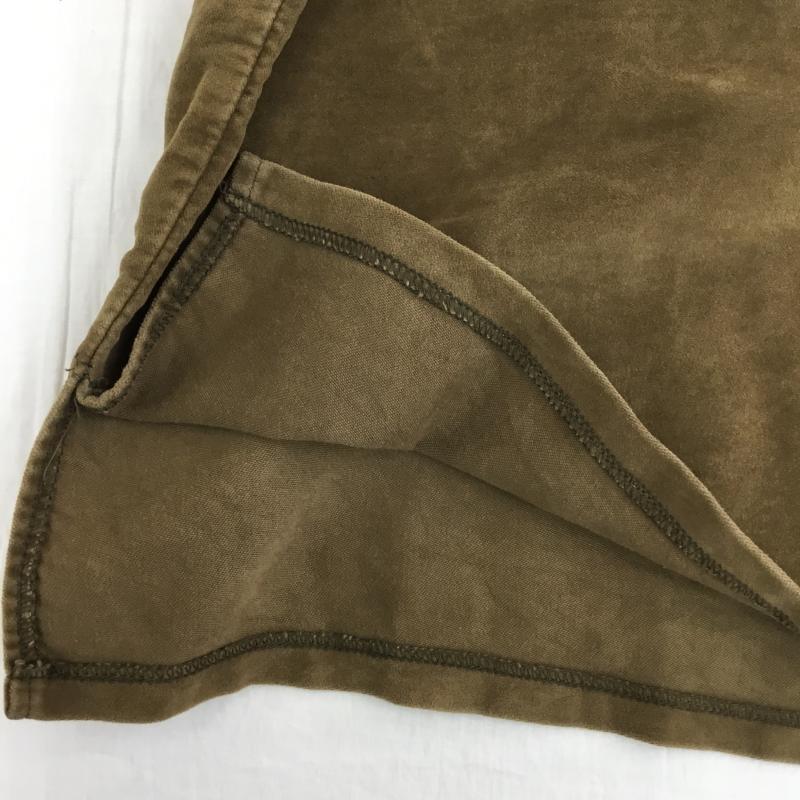 ＵＳフルギ US古着 シャツ、ブラウス 長袖 Marshall Ray レースアップシャツ　スウェード M 無地 茶 / ブラウン /  メンズ USED 古着 中古 10140092