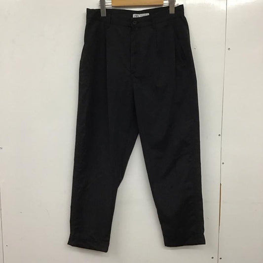 ザラ ZARA パンツ スラックス 38 無地 黒 / ブラック /  レディース USED 古着 中古 10139423