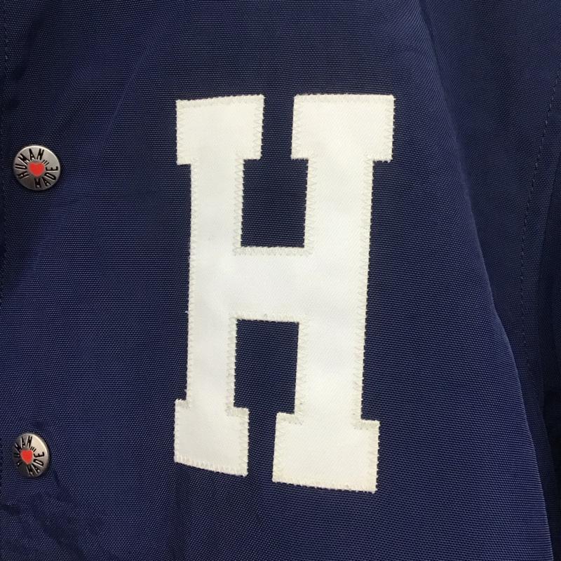 ヒューマンメード HUMAN MADE ジャケット、上着 ジャケット、ブレザー ナイロンジャケット コーチジャケット S ロゴ、文字 紺 / ネイビー /  メンズ USED 古着 中古 10107557