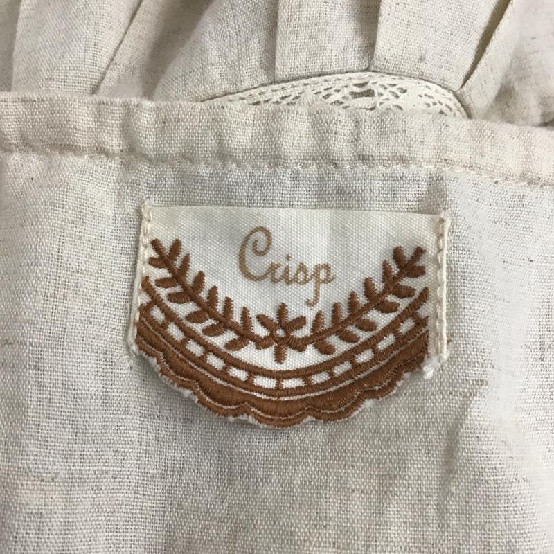 クリスプ Crisp ワンピース ロングスカート C2R1882 ノースリーブ FREE 刺繍 アイボリー / アイボリー / X 橙 / オレンジ /  レディース USED 古着 中古 10115035
