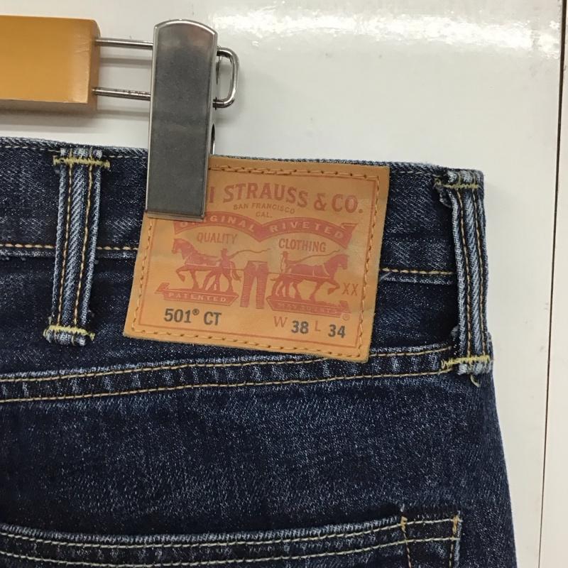 リーバイストラウスアンドコー Levi Strauss & co. パンツ デニム、ジーンズ デニムパンツ ワイドパンツ カジュアルパンツ 38 無地 インディゴ / インディゴ /  メンズ USED 古着 中古 10143412