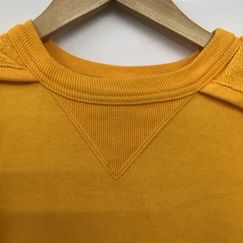 チャンピオン Campion パーカー 長袖 長袖パーカー プルオーバーパーカー スウェット L 無地 黄 / イエロー /  メンズ USED 古着 中古 10147868