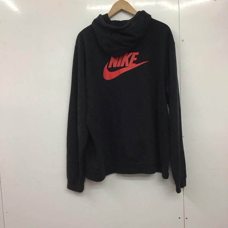 ナイキ NIKE パーカー 長袖 CQ3655-010 STRANGER THINGS ストレンジャーシングス フーディ XL ロゴ、文字 黒 / ブラック /  メンズ USED 古着 中古 10144721