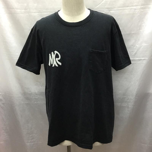 ミスターオリーブ MR.OLIVE Tシャツ 半袖 半袖カットソー プリントTシャツ クルーネックカットソー L ロゴ、文字 黒 / ブラック /  メンズ USED 古着 中古 10120462