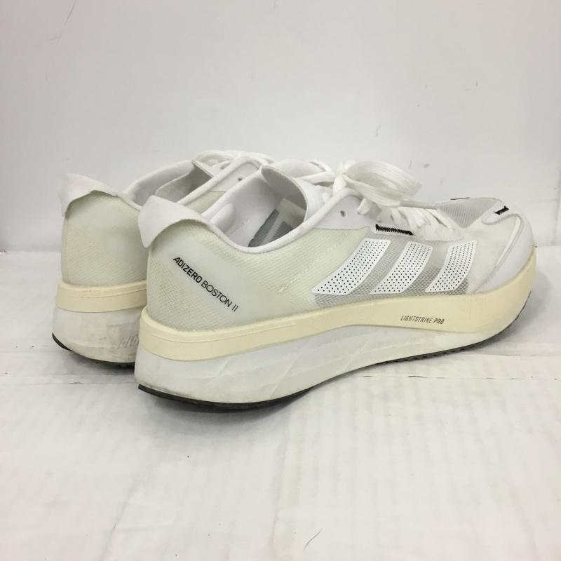 アディダス adidas スニーカー スニーカー GY2586 ADIZERO BOSTON 11 ランニングシューズ 27cm 27.0cm ロゴ、文字 白 / ホワイト /  メンズ USED 古着 中古 10123796