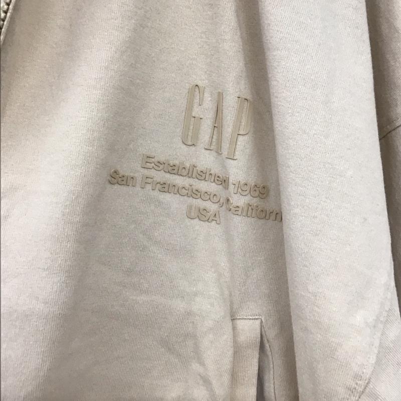 ギャップ GAP パーカー 長袖 L 無地 ベージュ / ベージュ /  レディース USED 古着 中古 10147835