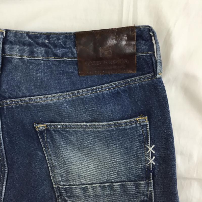スコッチアンドソーダ SCOTCH＆SODA パンツ デニム、ジーンズ 28 無地 青 / ブルー /  メンズ USED 古着 中古 10110372