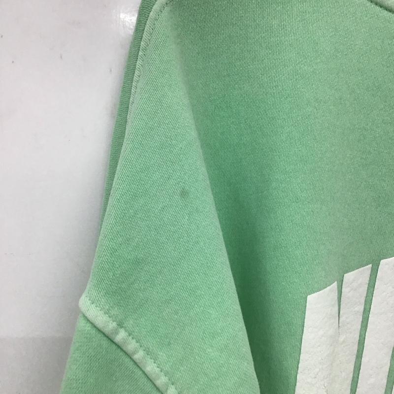 ナイキ NIKE トレーナー 長袖 長袖トレーナー スウェット クルーネック プルオーバー FREE ロゴ、文字 薄緑 / ライトグリーン /  メンズ USED 古着 中古 10148512