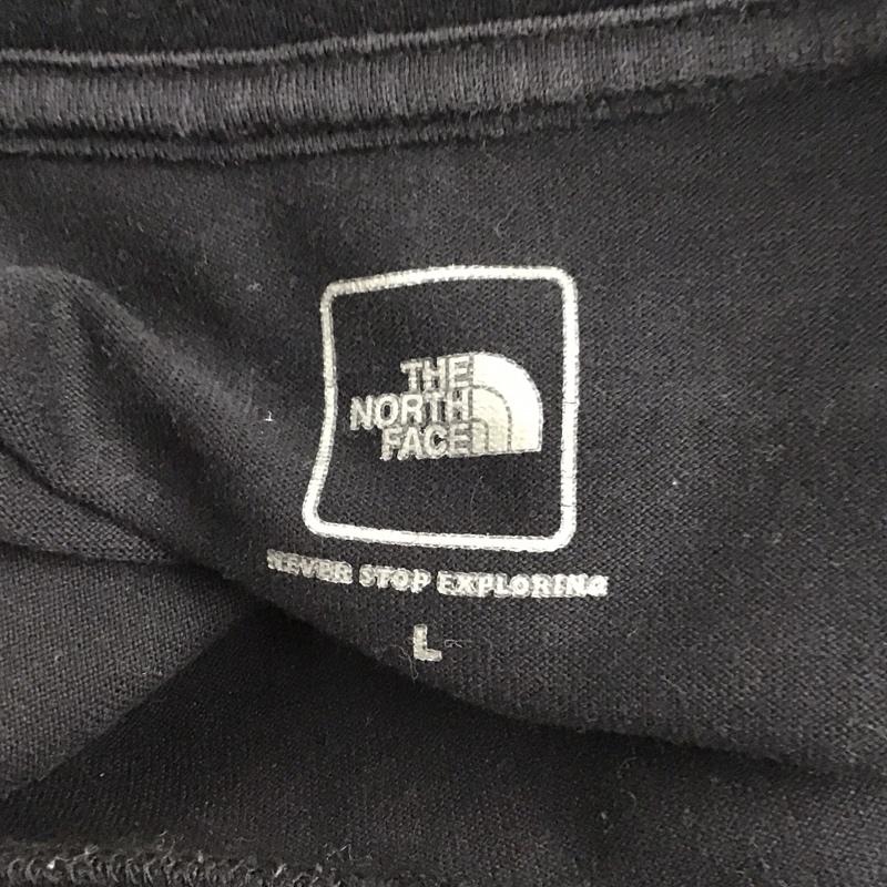 ザノースフェイス THE NORTH FACE Tシャツ 半袖 nt31946 ClimbingLiferTee 半袖カットソー プリントTシャツ クルーネックカットソー L ロゴ、文字 黒 / ブラック /  メンズ USED 古着 中古 10119520