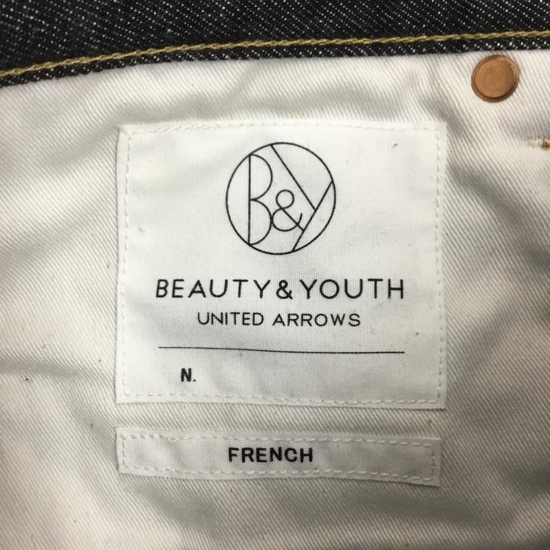 ビューティアンドユースユナイテッドアローズ BEAUTY&YOUTH UNITED ARROWS パンツ デニム、ジーンズ 1214-277-5458 セルビッチデニム ボトム スリムパンツ デニムパンツ 28インチ 無地 インディゴ / インディゴ /  メンズ USED 古着 中古 10117692