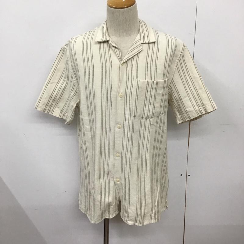 ザラ ZARA シャツ、ブラウス 半袖 L ストライプ マルチカラー / マルチカラー /  メンズ USED 古着 中古 10128314