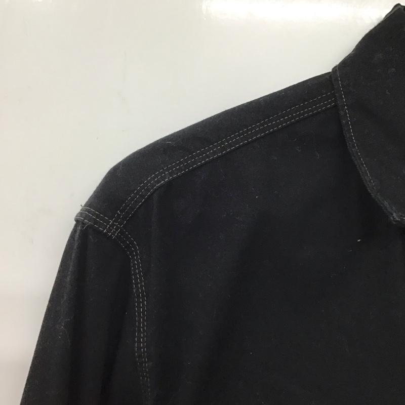 ディーゼル DIESEL シャツ、ブラウス 長袖 長袖シャツ 無地シャツ カラーシャツ L 無地 黒 / ブラック /  メンズ USED 古着 中古 10145341