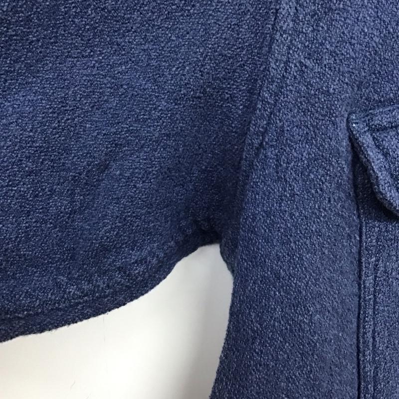 オシュコシュ OSHKOSH シャツ、ブラウス 長袖 長袖シャツ 無地シャツ カラーシャツ L ロゴ、文字 青 / ブルー /  メンズ USED 古着 中古 10140264