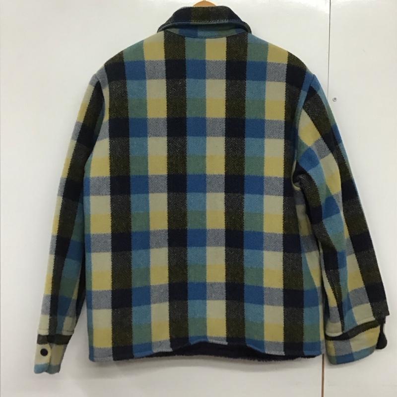 古着 USED ジャケット、上着 ジャケット、ブレザー カジュアルジャケット アウター カラージャケット 裏地ボア M チェック マルチカラー / マルチカラー /  メンズ USED 古着 中古 10142332