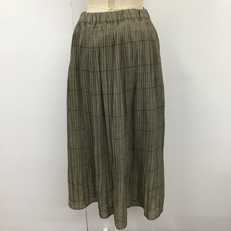 サマンサモスモス Samansa Mos2 スカート ロングスカート FREE チェック マルチカラー / マルチカラー /  レディース USED 古着 中古 10121255
