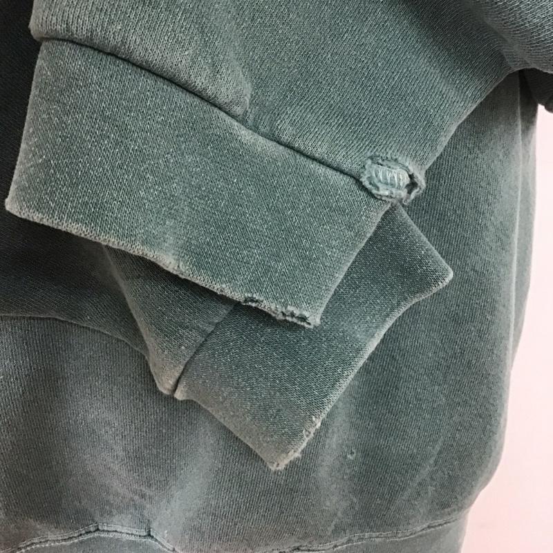 古着 USED トレーナー 長袖 長袖トレーナー スウェット クルーネック プルオーバー M ロゴ、文字 緑 / グリーン /  メンズ USED 古着 中古 10125042