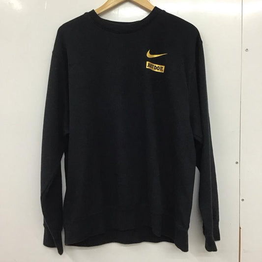 ナイキ NIKE トレーナー 長袖 CZ3428-010 XL プリント X ロゴ、文字 黒 / ブラック /  メンズ USED 古着 中古 10134823
