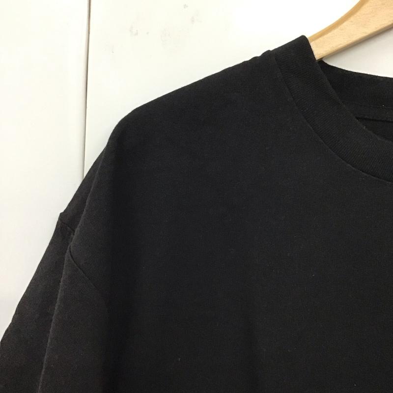 ジャーナルスタンダード JOURNAL STANDARD Tシャツ 半袖 半袖カットソー プリントTシャツ クルーネックカットソー M プリント 黒 / ブラック /  メンズ USED 古着 中古 10131630