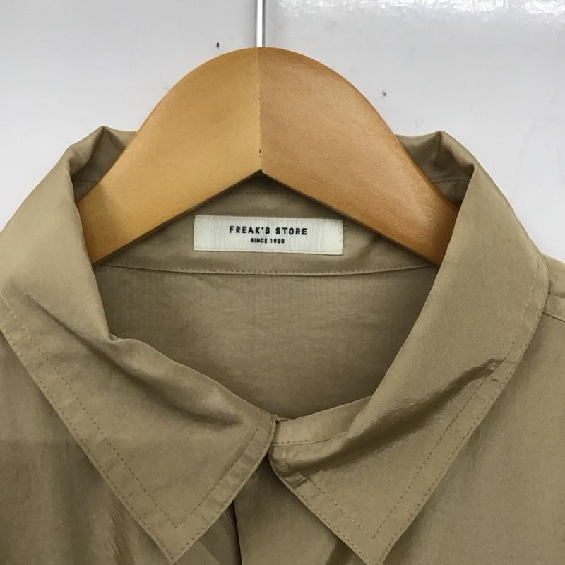 フリークスストア FREAK S STORE シャツ、ブラウス 半袖 半袖シャツ 無地シャツ ポケットシャツ FREE 無地 ベージュ / ベージュ /  メンズ USED 古着 中古 10128780