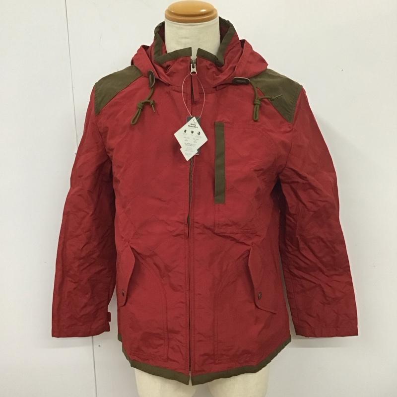 エディーバウアー Eddie Bauer ジャケット、上着 ジャンパー、ブルゾン ジップアップジャケット ジャンパー ジャケット カジュアルジャケット アウター M ロゴ、文字 えんじ / ワインレッド /  メンズ USED 古着 中古 10113600