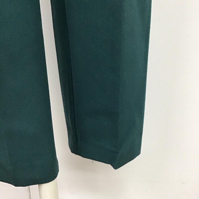 ザラ ZARA パンツ スラックス スラックス ワイドパンツ センタータックパンツ XS 無地 緑 / グリーン /  レディース USED 古着 中古 10118519