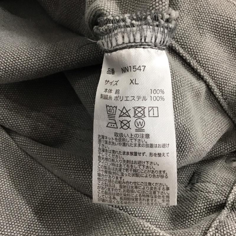 ナインティナインティ 9090 パンツ デニム、ジーンズ デニムパンツ ワイドパンツ カジュアルパンツ XL ロゴ、文字 灰 / グレー /  メンズ USED 古着 中古 10140812