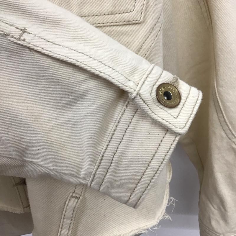 ザラ ZARA ジャケット、上着 ジャケット、ブレザー M 無地 アイボリー / アイボリー /  レディース USED 古着 中古 10124902