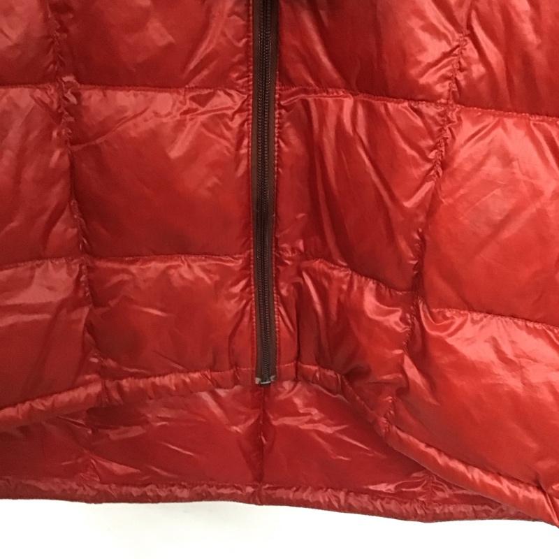 モンベル mont-bell ジャケット、上着 ダウンジャケット 1101464 ジップアップジャケット ナイロンジャケット アウター ダウンジャケット M ロゴ、文字 赤 / レッド /  メンズ USED 古着 中古 10147772