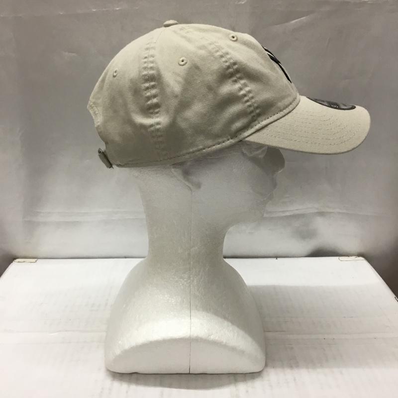 ニューエラ NEW ERA 帽子 キャップ NY ニューヨーク ヤンキース 9TWENTY ロゴ、文字 ベージュ / ベージュ /  メンズ USED 古着 中古 10109744