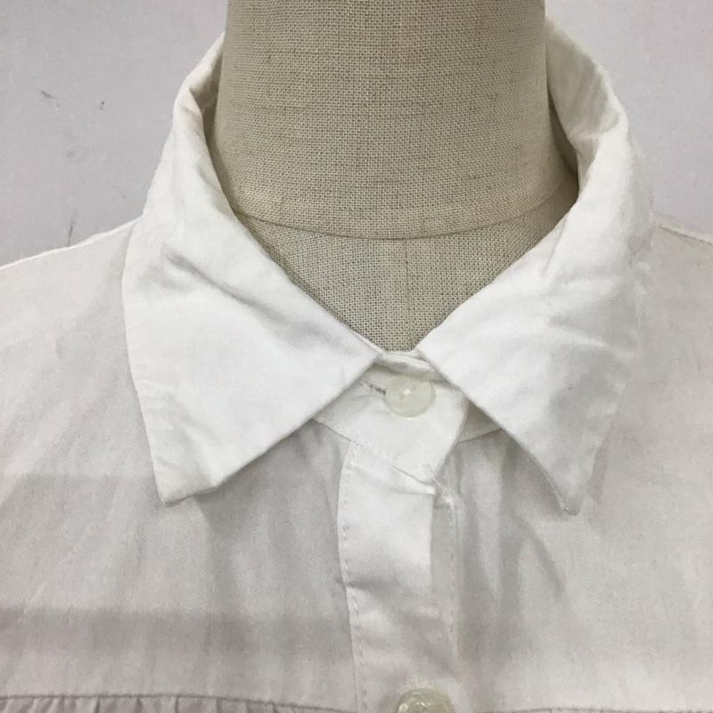 ザラ ZARA シャツ、ブラウス 半袖 S 無地 白 / ホワイト /  レディース USED 古着 中古 10111603