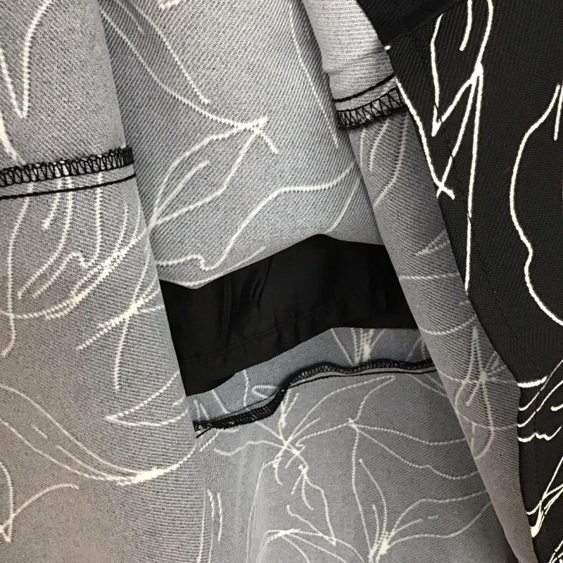 アズールバイマウジー AZUL BY MOUSSY スカート ロングスカート 250HSF31-107C スレンダーマーメードスカート M 総柄 黒 / ブラック /  レディース USED 古着 中古 10129247