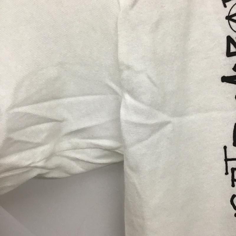 ステューシー STUSSY Tシャツ 半袖 半袖カットソー プリントTシャツ クルーネックカットソー M プリント 白 / ホワイト /  メンズ USED 古着 中古 10134057