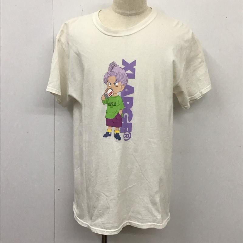 エクストララージ XLARGE Tシャツ 半袖 半袖カットソー プリントTシャツ クルーネックカットソー L プリント 白 / ホワイト /  メンズ USED 古着 中古 10115612