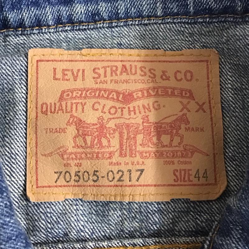 リーバイストラウスアンドコー Levi Strauss & co. ジャケット、上着 ジャケット、ブレザー Gジャン デニムジャケット カラージャケット アウター 44 無地 インディゴ / インディゴ /  メンズ USED 古着 中古 10108050