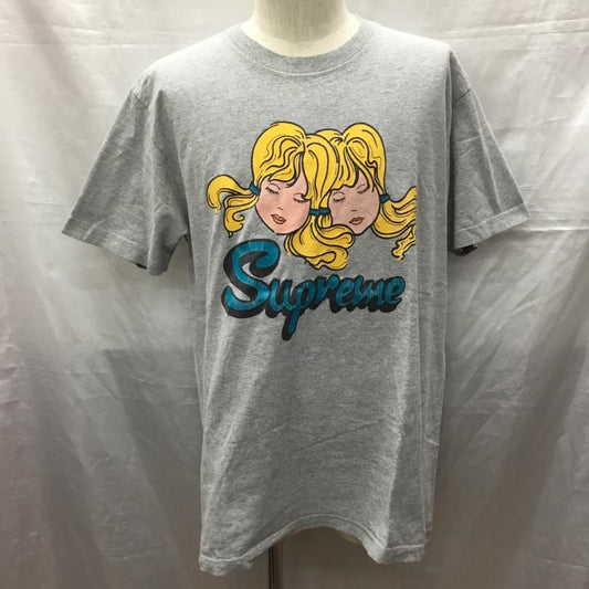 シュプリーム Supreme Tシャツ 半袖 13FW TwinsTee 半袖カットソー プリントTシャツ L プリント 灰 / グレー /  メンズ USED 古着 中古 10122923