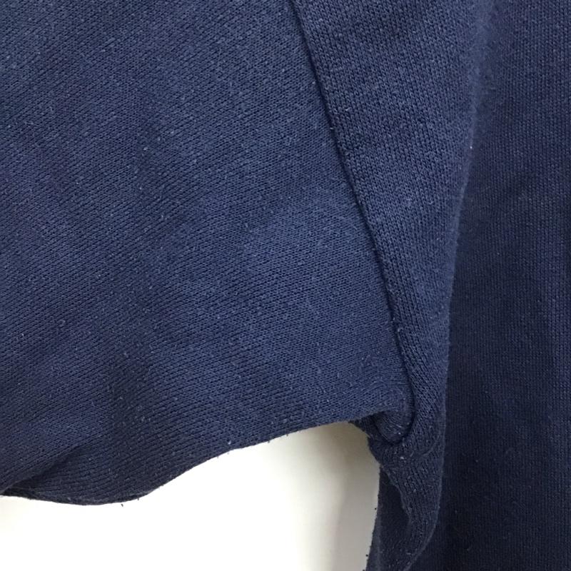 古着 USED トレーナー 長袖 L ロゴ、文字 X プリント 紺 / ネイビー /  メンズ USED 古着 中古 10131069