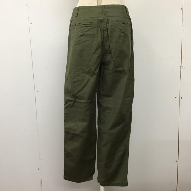 ナチュラルビューティーベーシック NATURAL BEAUTY BASIC パンツ ワークパンツ、ペインターパンツ ベイカーパンツ ミリタリーパンツ M 無地 カーキ / カーキ /  レディース USED 古着 中古 10124417