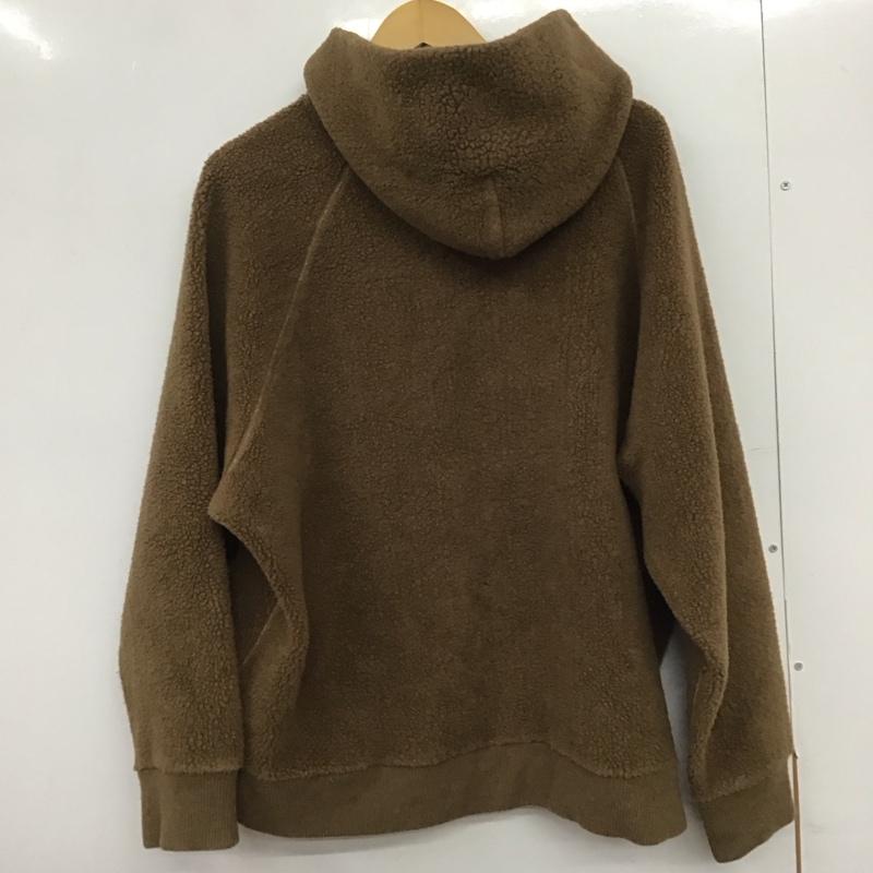 グラフペーパー Graphpaper パーカー 長袖 gu183-70100 プルオーバーパーカー フリース 1 無地 茶 / ブラウン /  メンズ USED 古着 中古 10146201