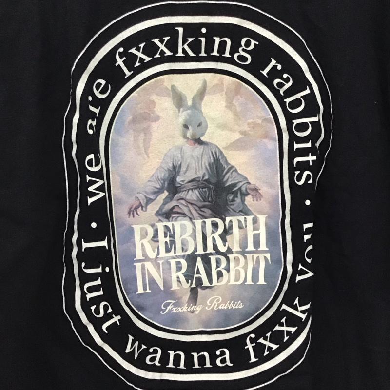 エフアールツー FR2 Tシャツ 半袖 半袖カットソー プリントTシャツ クルーネックカットソー XL プリント 黒 / ブラック /  メンズ USED 古着 中古 10145045