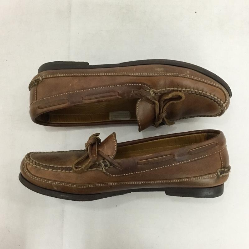 ラルフローレン RALPHLAUREN 革靴 革靴 デッキシューズ 6C 無地 茶 / ブラウン /  レディース USED 古着 中古 10148643