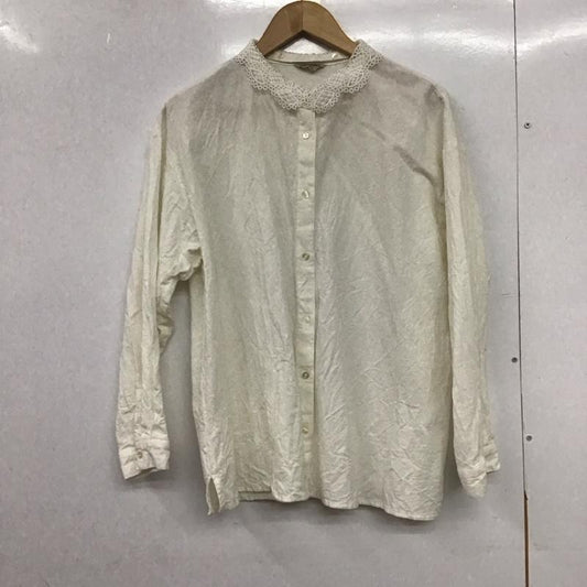 サマンサモスモス Samansa Mos2 シャツ、ブラウス 長袖 FREE 無地 白 / ホワイト /  レディース USED 古着 中古 10151262