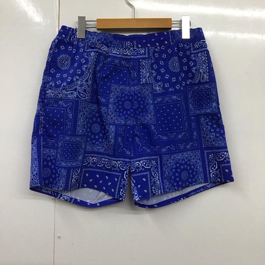 マーブルズ MARBLES パンツ ショートパンツ L 総柄 青 / ブルー /  メンズ USED 古着 中古 10128567
