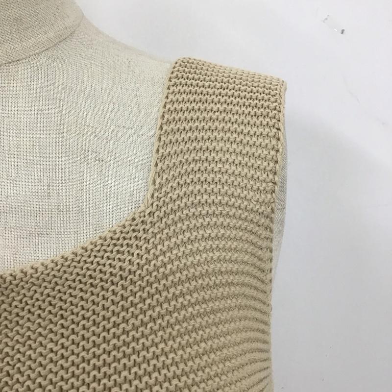 ニコアンド niko and... ベスト ベスト Ｓ202WE01AD M 無地 ベージュ / ベージュ /  レディース USED 古着 中古 10106692