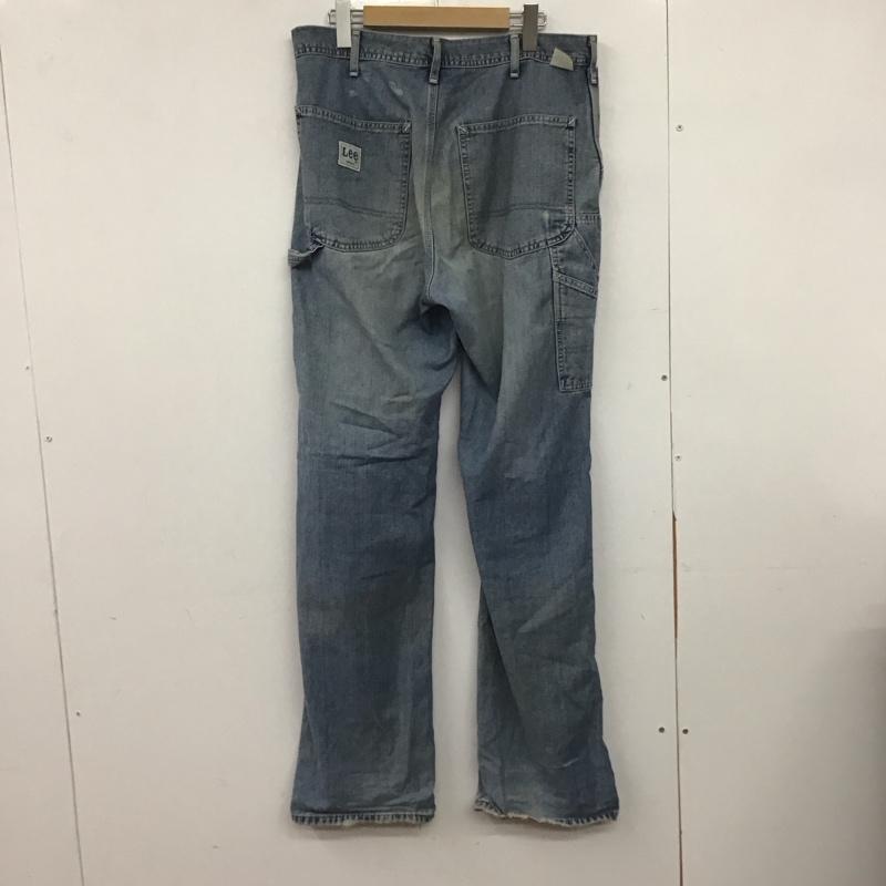 リー Lee パンツ デニム、ジーンズ デニムパンツ ワイドパンツ カジュアルパンツ 34 ロゴ、文字 インディゴ / インディゴ /  メンズ USED 古着 中古 10148499