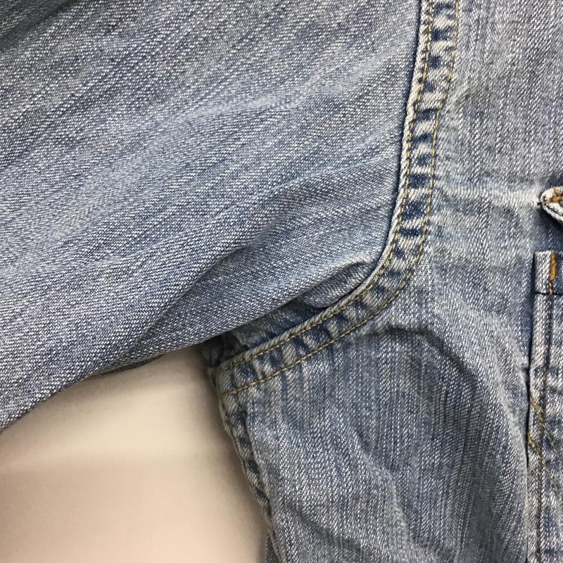 ラングラー Wrangler シャツ、ブラウス 長袖 長袖シャツ 無地シャツ カラーシャツ デニムシャツ 復刻 XXL 無地 インディゴ / インディゴ /  メンズ USED 古着 中古 10143177